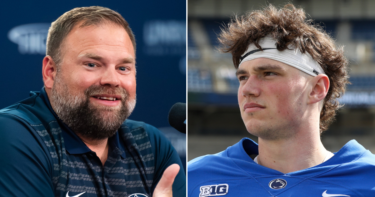 Andy Kotelnicki shares where Drew Allar has improved during offseason