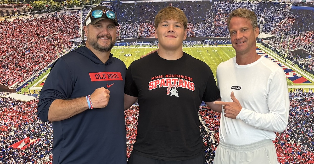 Sunshine State OL Ryan Miret raves about Ole Miss visit
