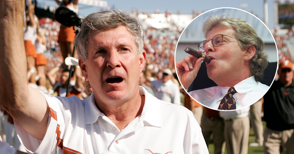 Mack Brown looks back on using The Jerry Springer Show to loosen Texas up for 2005 national title