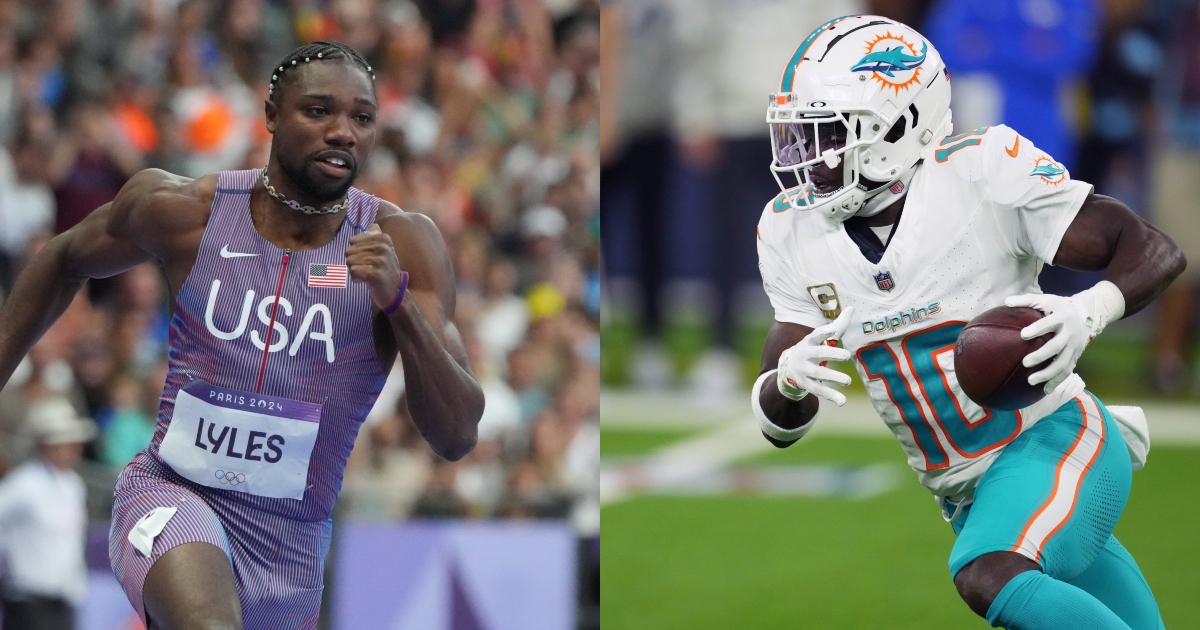 Noah Lyles reveals why race against Tyreek Hill was called off