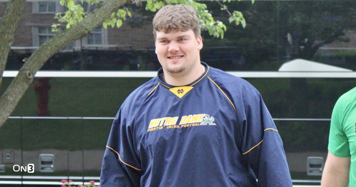 Q&A with Tyler Merrill: Notre Dame four-star OL commit gives exclusive insight into official visit