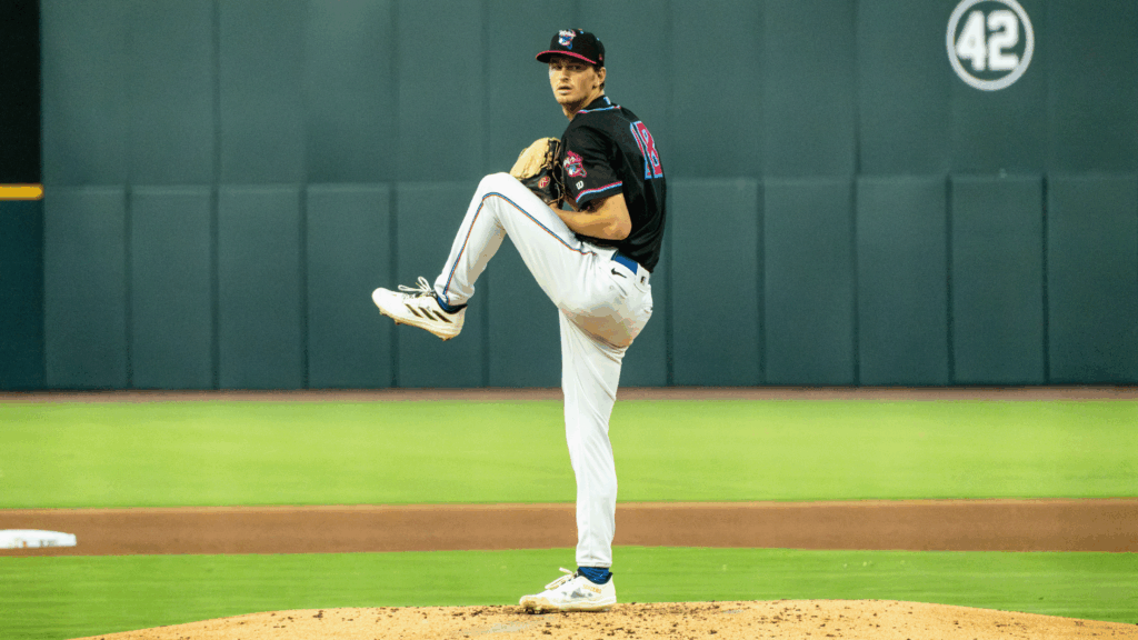 Former Iowa RHP Adam Mazur recalled by the Miami Marlins