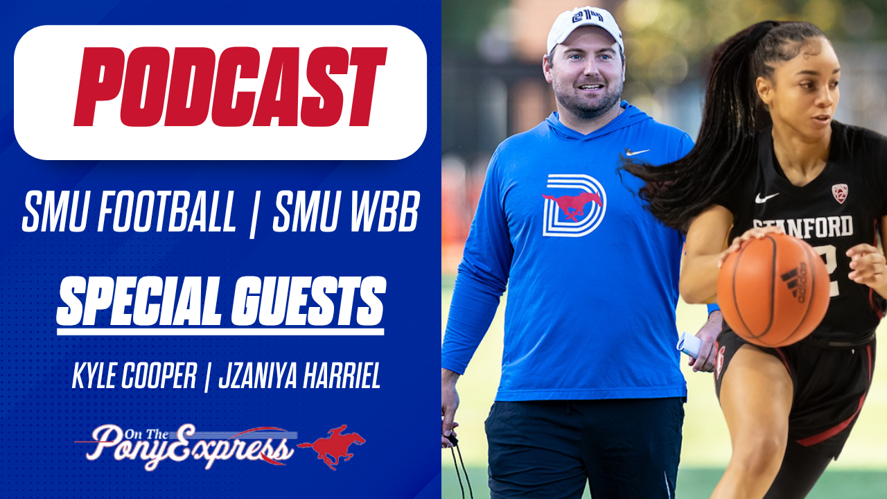 Interviews with SMU RBs coach Kyle Cooper, SMU WBB transfer Jzaniya Harriel