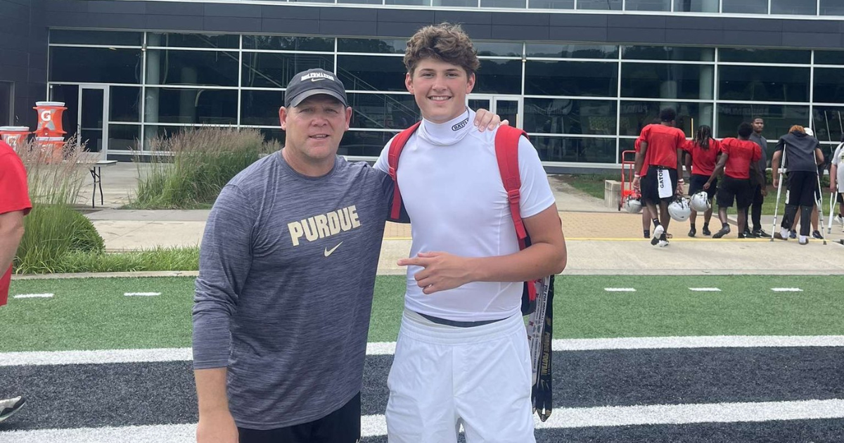 2028 in-state quarterback Oscar Sloan already high on Purdue