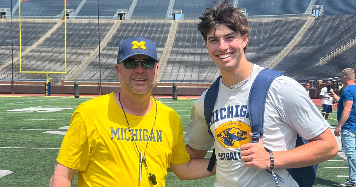 On300 QB Teddy Jarrard wins Michigan passing academy co-MVP: 'Culture-wise, it stood out to me'