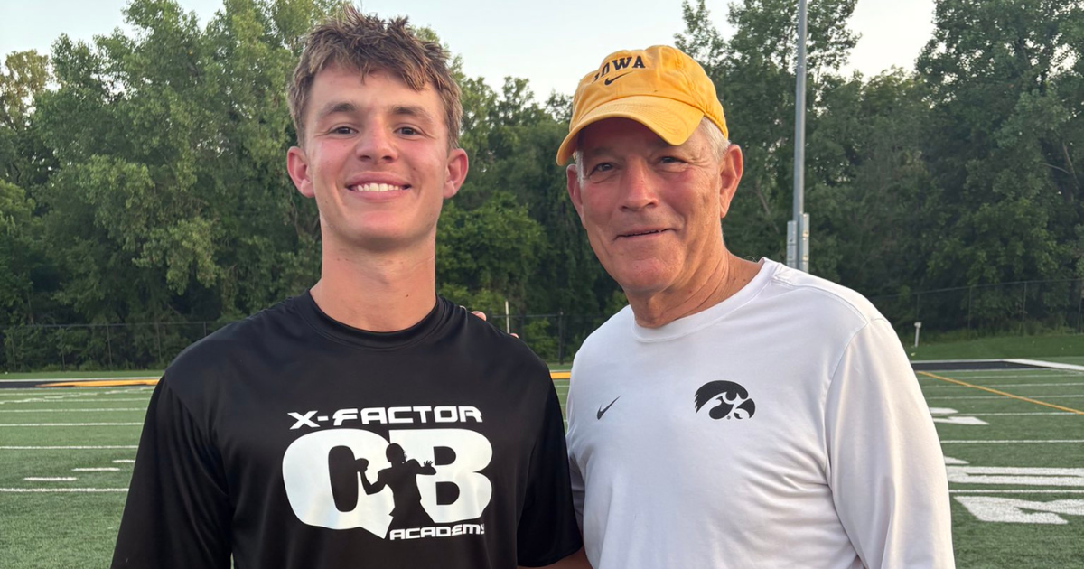 QB Oscar Frye discusses Iowa camp