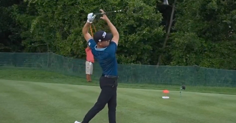 WATCH: Justin Thomas launches his driver after awful tee shot