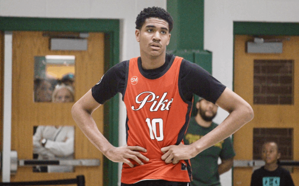 GoldandBlack.com video: Purdue recruiting target Isaiah Hill at this past weekend's Charlie Hughes Showcase