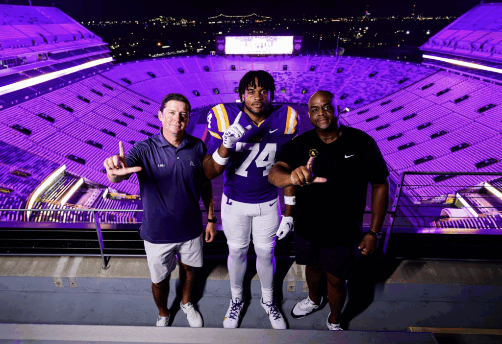 Darius Gray says LSU is "very high" on his list following official visit