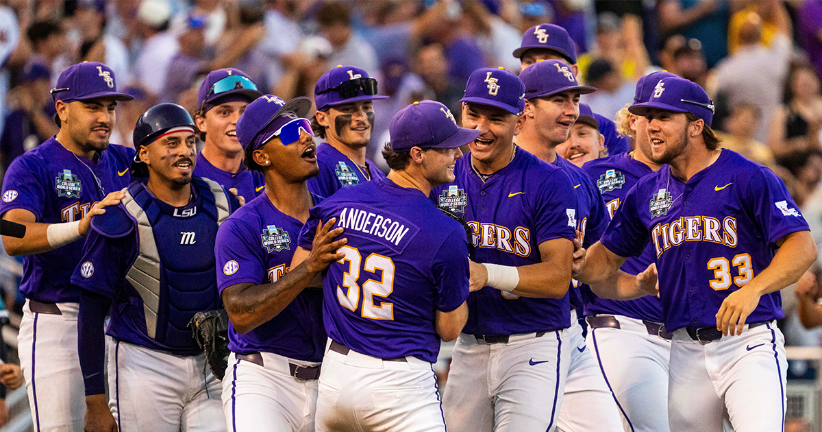 LSU defeats Coastal Carolina in Game 2, wins College World Series