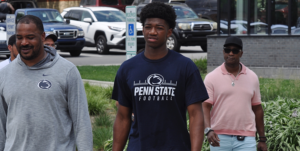 Four-star PA DE Abraham Sesay takes second Penn State visit this week