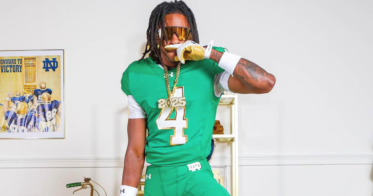 Notre Dame commit Chaston Smith reflects on official visit: 'It felt like home'