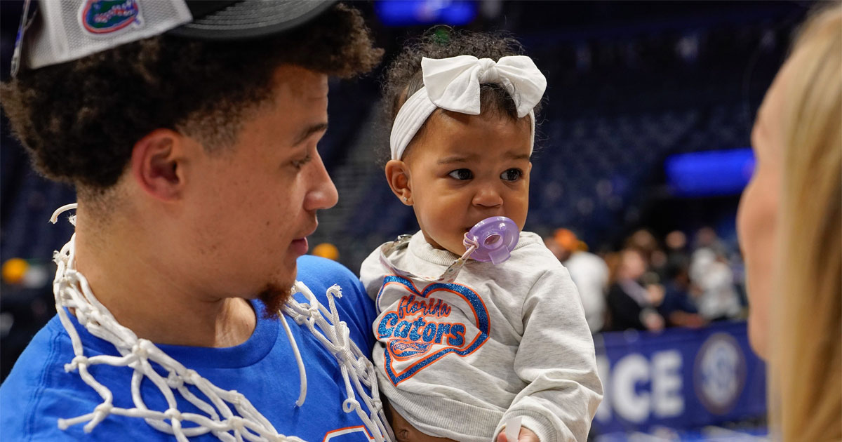 WATCH: Walter Clayton shares special moment with daughter ahead of 2025 NBA Draft