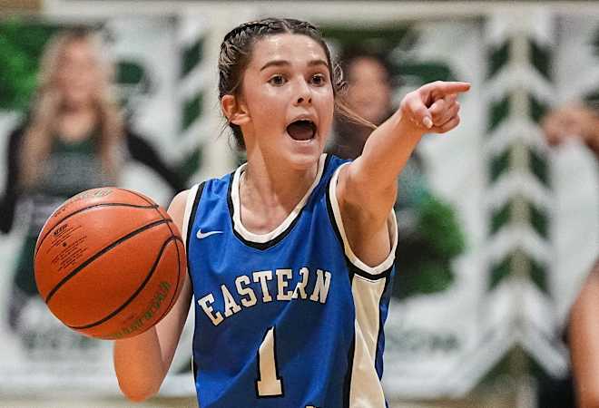 Eastern Hancock Royal McKenzie Koch (State scoring champion as a Soph!)