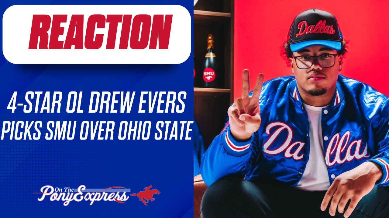 Reaction: 4-star OL Drew Evers commits to SMU as Mustangs flex recruiting muscle