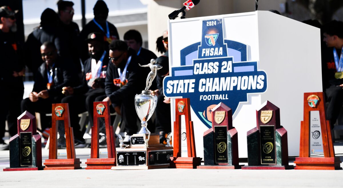 Cocoa (Florida) football reveals 2024 state title rings