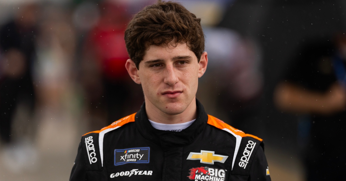 Nick Sanchez wins late night Xfinity Series finish at EchoPark Speedway in Atlanta