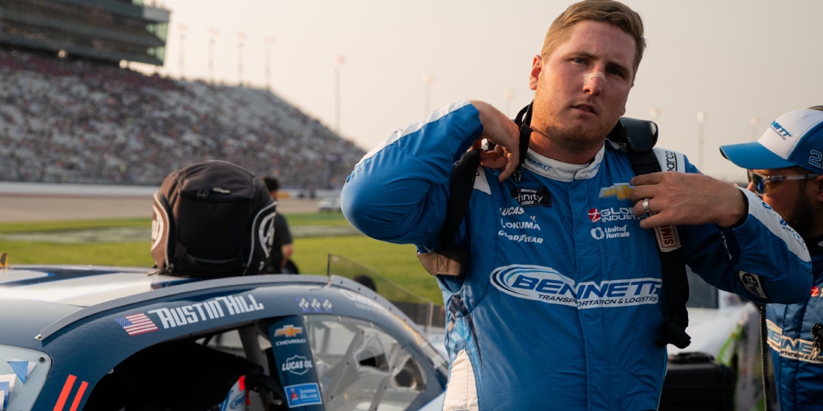 WATCH: Irate Austin Hill confronts Daniel Dye following Atlanta Xfinity race: 'Flip me off again motherf***er'