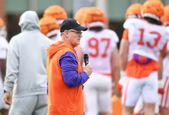 The value of Clemson's rear view mirror