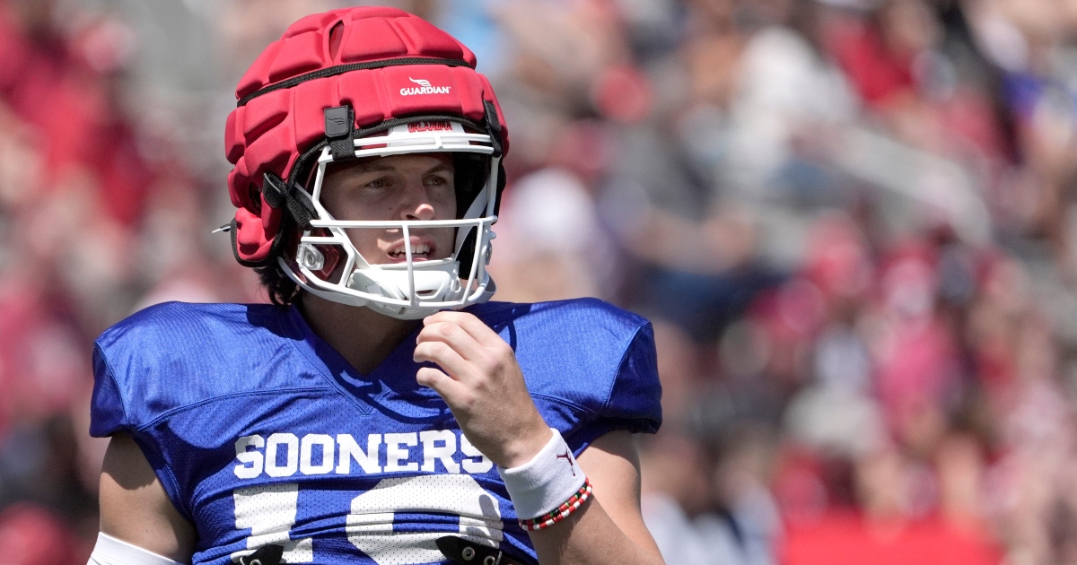 John Mateer describes how the transition to Oklahoma has been for him