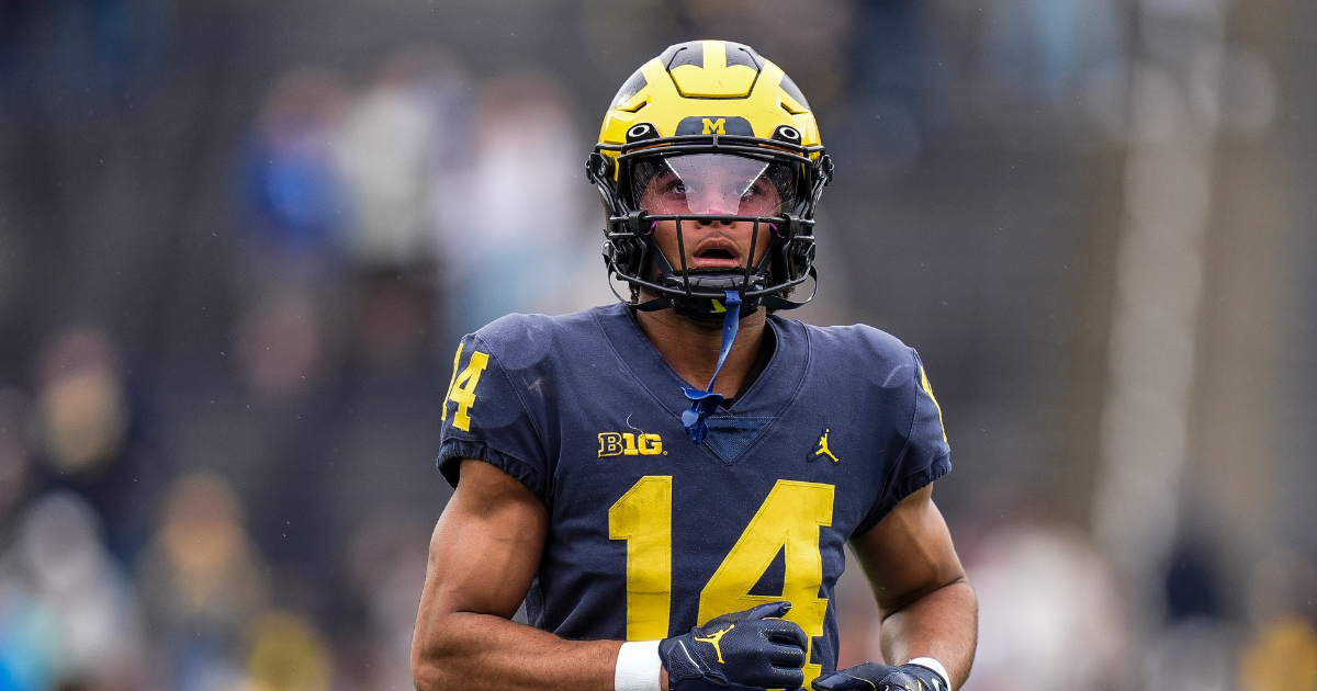 Michigan WR Channing Goodwin discusses goals for 2025 season, QB Bryce Underwood, more: 'We just want to win'