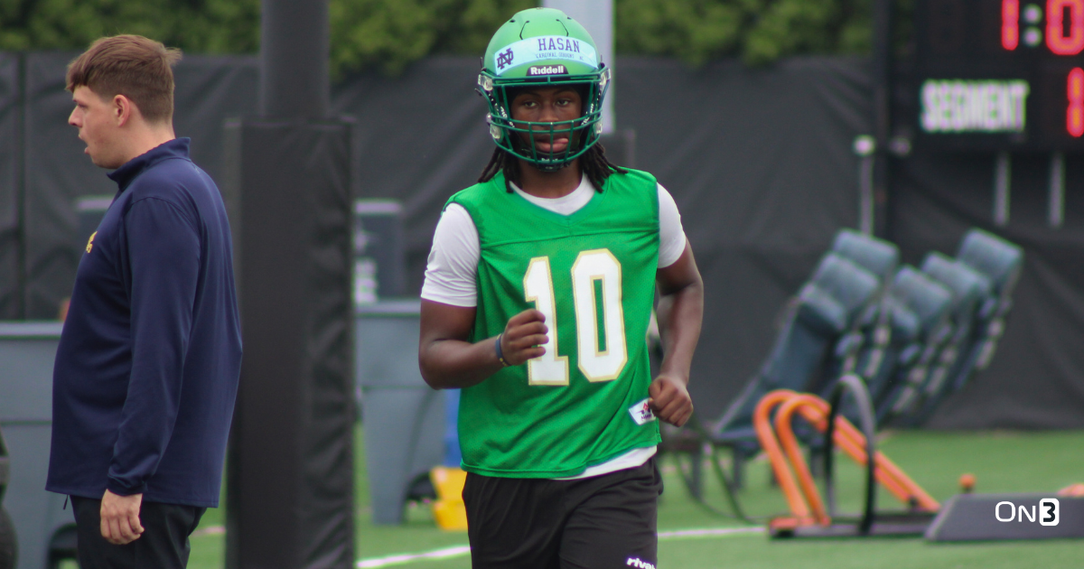 Top-100 four-star CB Xavier Hasan recaps first Notre Dame visit: ‘It was really special’