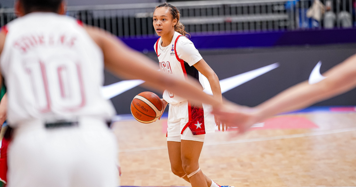 AmeriCup group play statistics for Notre Dame point guard Hannah Hidalgo