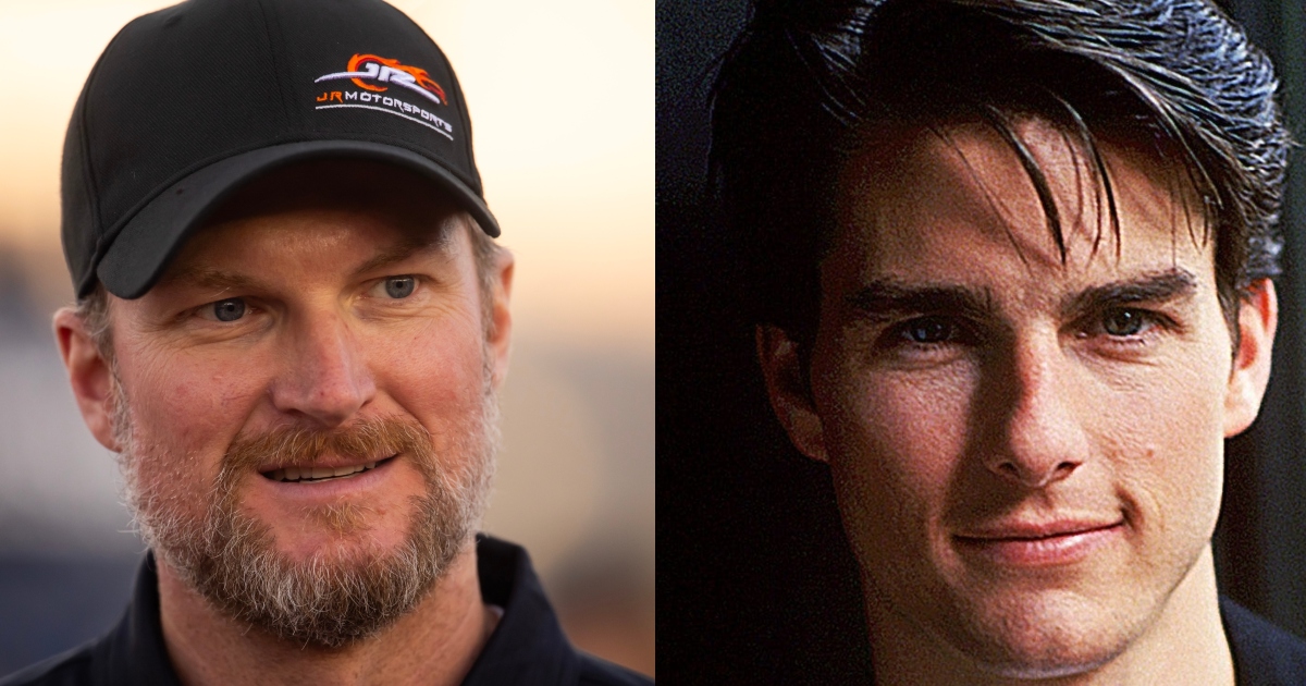 Dale Earnhardt Jr. recalls Tom Cruise visiting dad's shop ahead of 'Days of Thunder,' praises effort