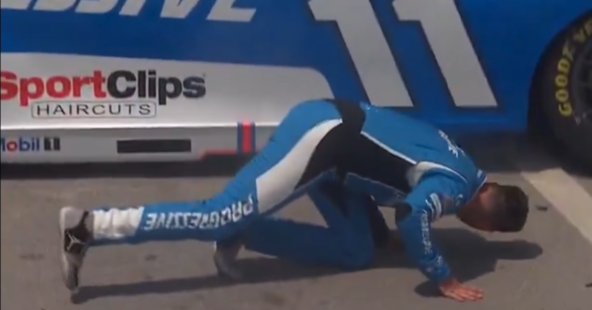 Denny Hamlin explains surprising engine failure during Chicago practice