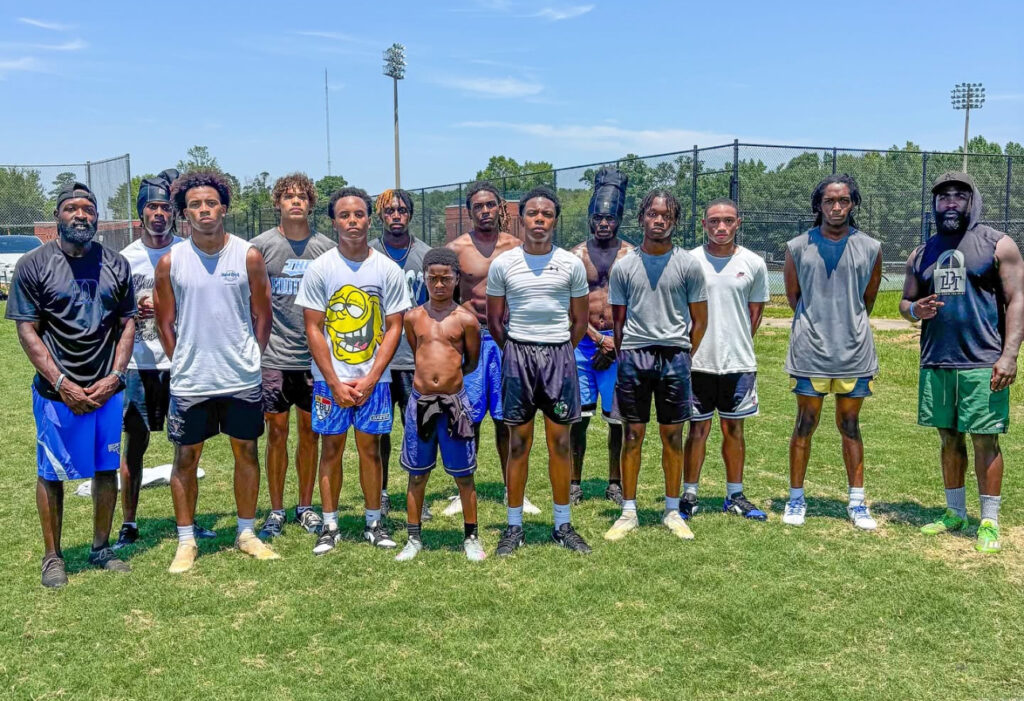 Picture after an intense training session with the Lockdown Family