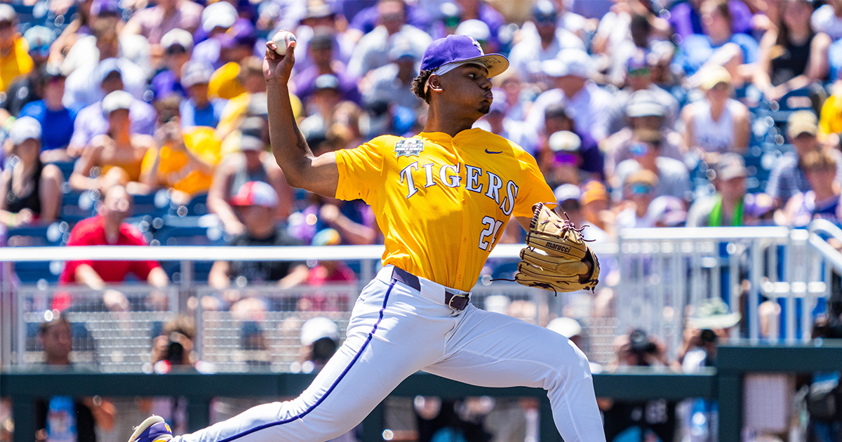 LSU RHP Anthony Eyanson selected in 2025 MLB Draft