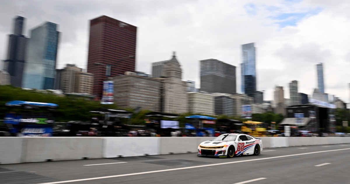 NASCAR throws caution for medical emergency, ambulance as Shane van Gisbergen takes lead at Chicago