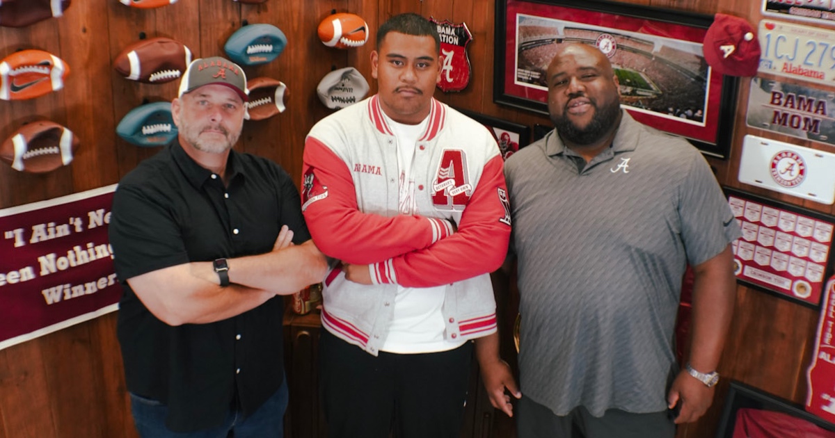 'Controlled Violence': The making of Alabama OL commit Sam Utu, through his coach's eyes