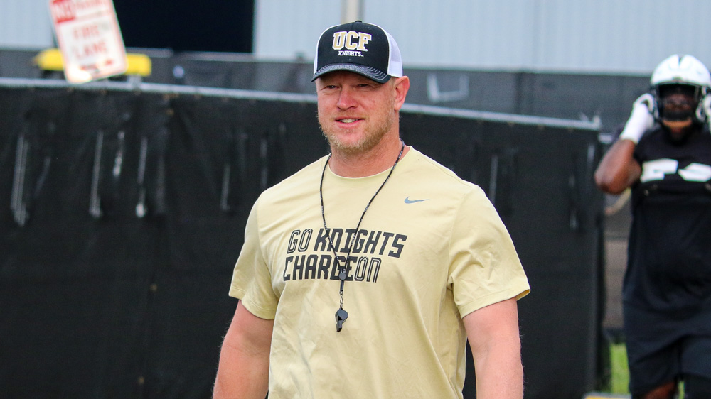 Scott Frost shares what he learned while working with Los Angeles Rams