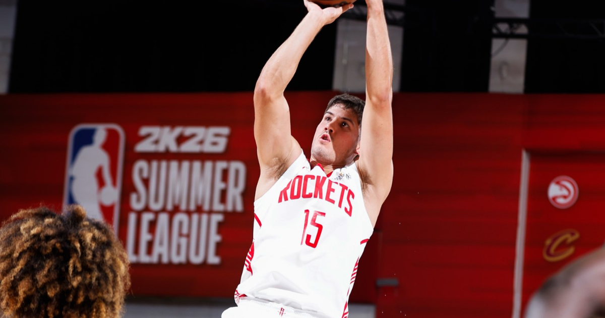 Reed Sheppard is too good for Summer League basketball