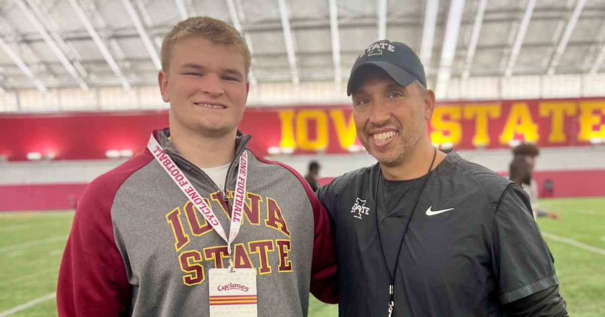 Kansas City lineman remains focal point in Iowa State's 2027 recruiting efforts