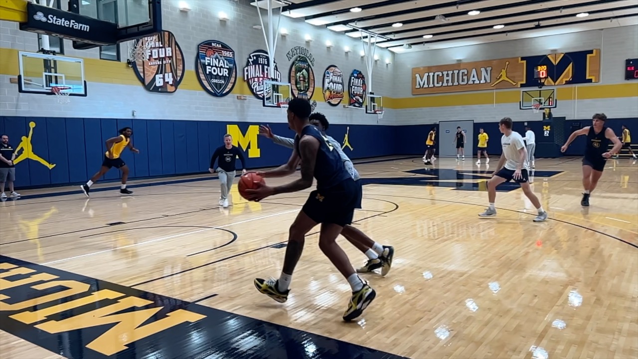 WATCH: Sights and sounds from Michigan Basketball's open practice