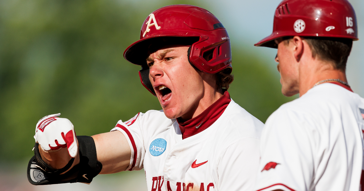 Arkansas OF Charles Davalan selected by Los Angeles Dodgers in MLB Draft