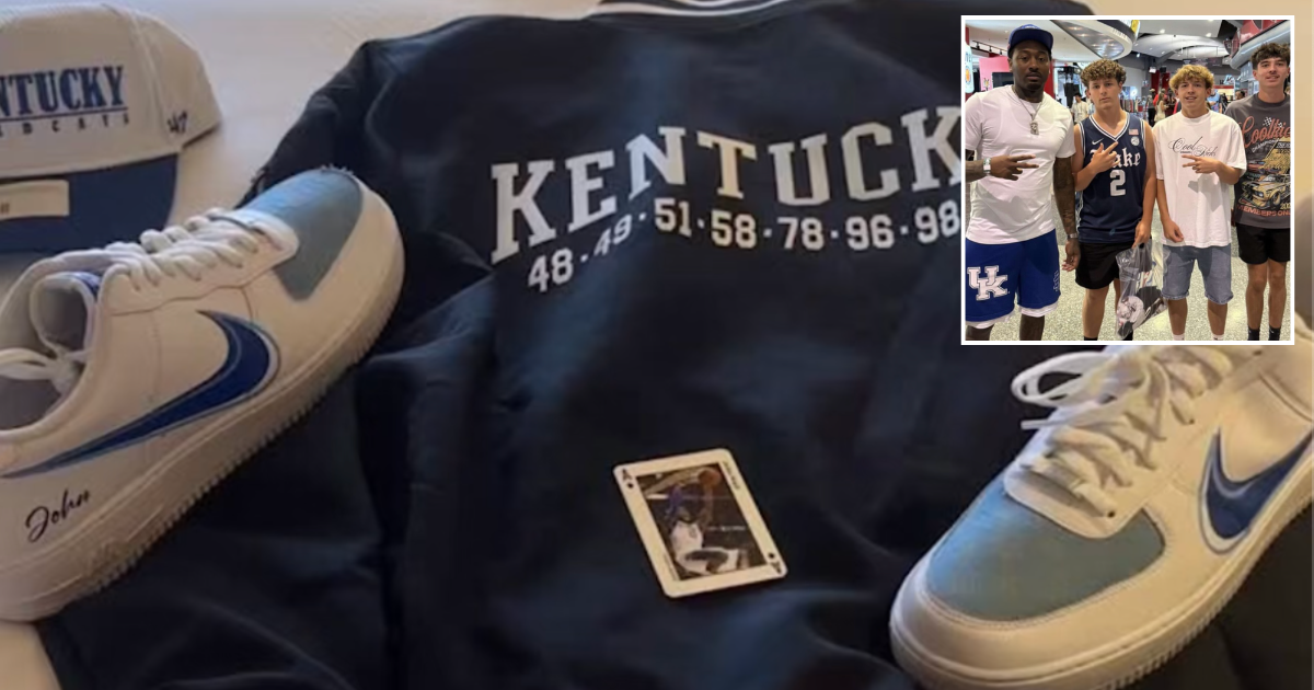 John Wall is 'always reppin' Kentucky as Mark Pope sends new gear