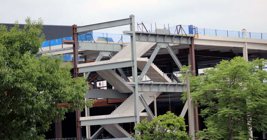 A look at the ongoing construction at Penn State's Beaver Stadium in mid-July. (Pickel/BWI)