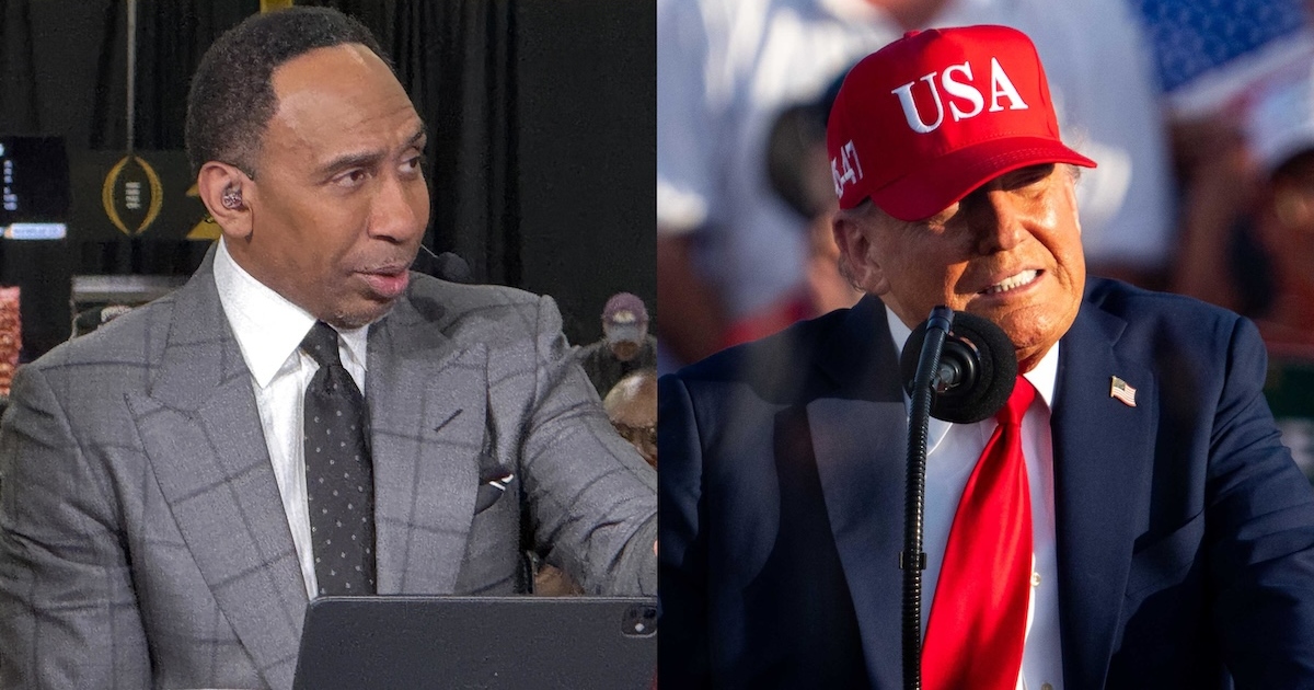 Stephen A. Smith: President Donald Trump's Washington Redskins demand is attempt to 'distract' from Epstein files