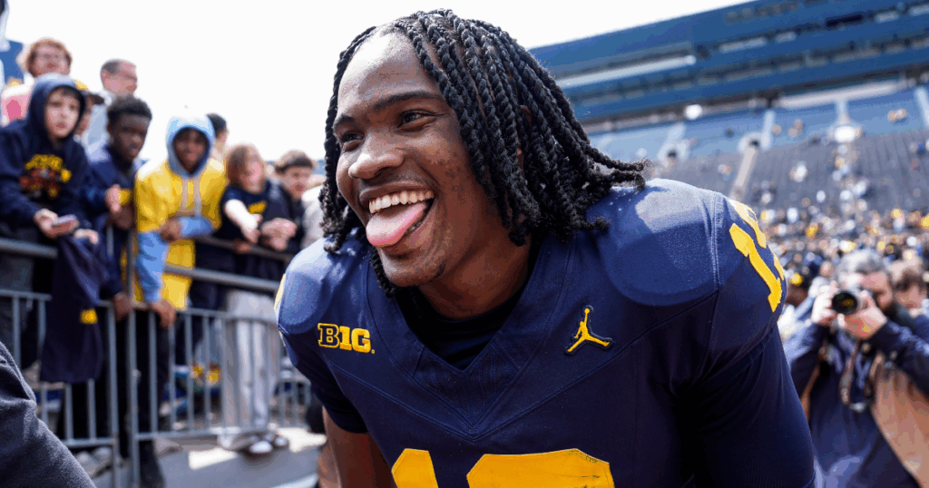 Michigan quarterback Bryce Underwood has heard it all on social media, but one comment stood out as the craziest.