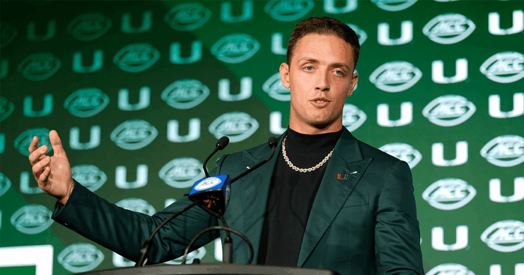 Miami QB Carson Beck