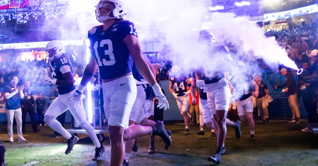 Penn State linebacker Tony Rojas (Mandatory Credit: Mark J. Rebilas-Imagn Images)