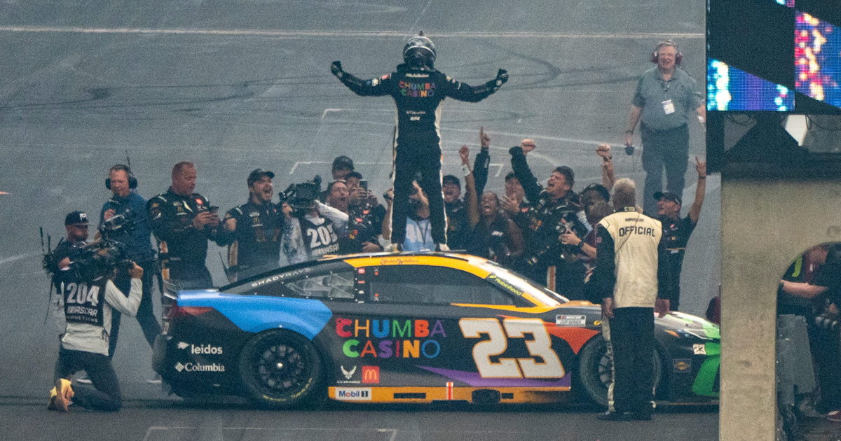 Bubba Wallace claps back at haters after Brickyard 400 win