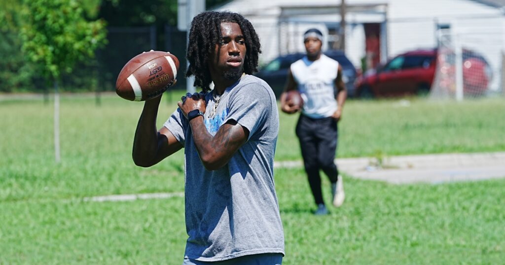 QB camp Maury Ath Matt Williams worked with both quarterbacks and receivers