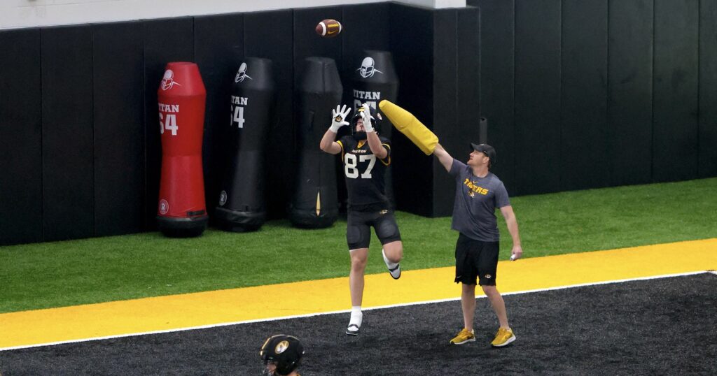 Brett Norfleet and Derham Cato (Photo by Kyle McAreavy/MizzouToday)