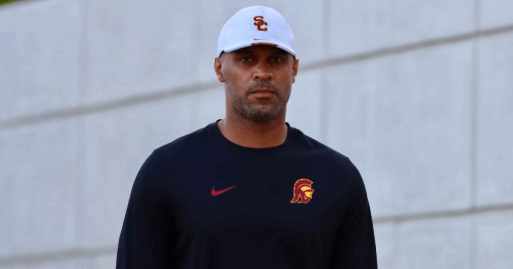 USC defensive coordinator D'Anton Lynn