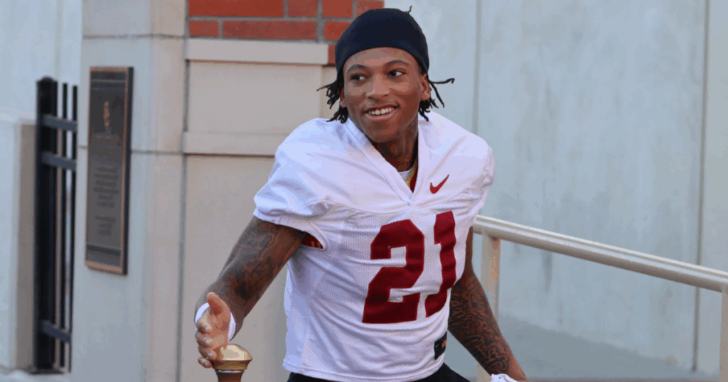 USC cornerback Chasen Johnson