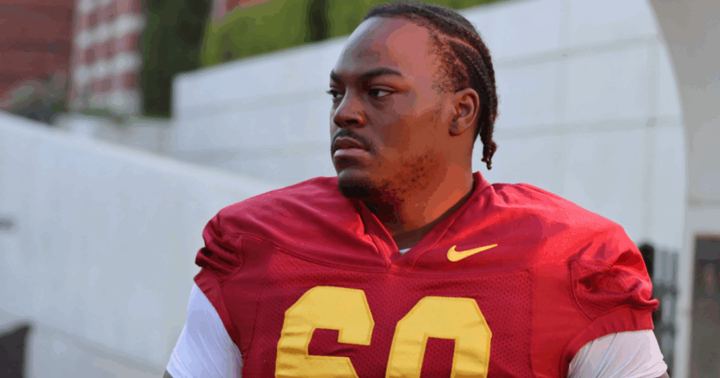 USC offensive lineman Kaylon Miller